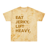 Eat Jerky = Lift Heavy, plain and simple